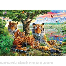 Buffalo Games Amazing Nature Collection Hidden Tigers 500 Piece Jigsaw Puzzle  B01AUP89X4